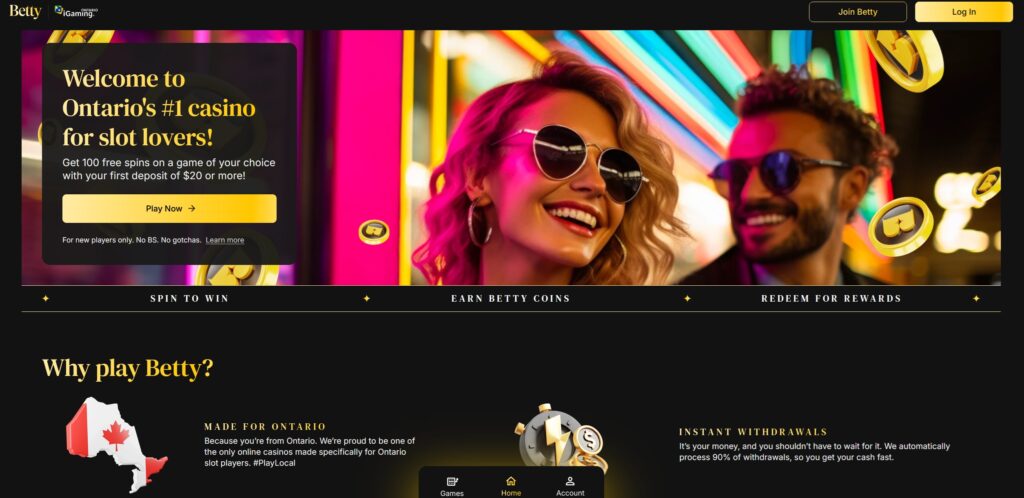 Betty Casino : Conçu avec simplicité, construit pour le plaisir